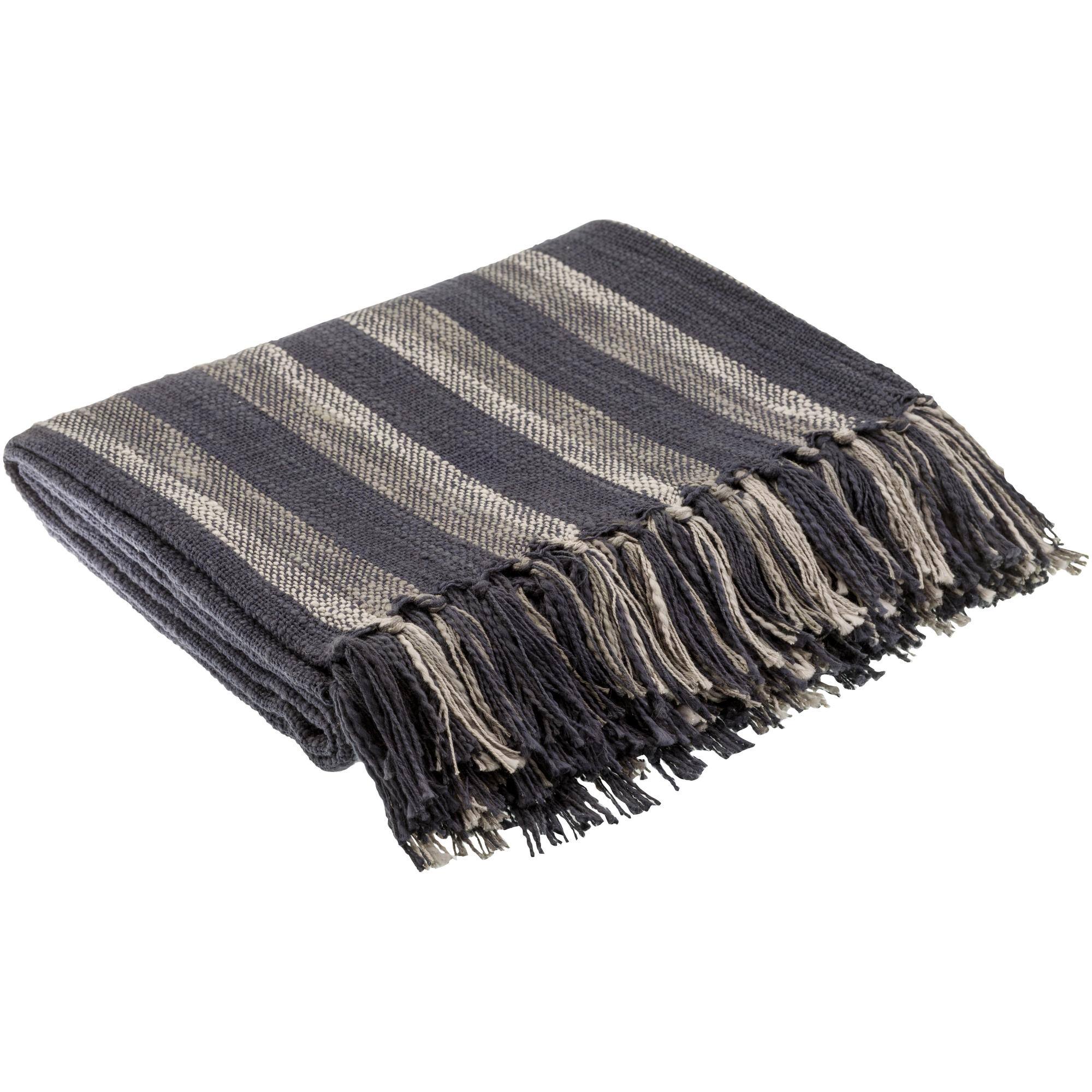 Artistic Weavers Farmhouse Stripe Throw Blanket 50"W x 60"L On Sale